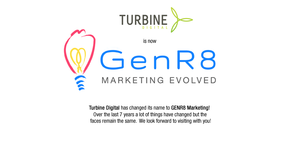 Turbine is now GENR8 Marketing